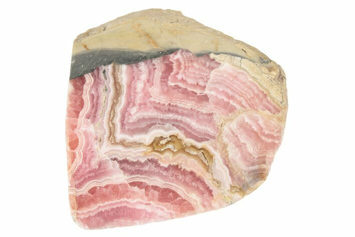 Polished Rhodochrosite Slab - Argentina #232513